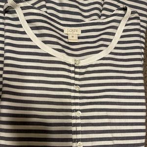 J.Crew cotton striped dress